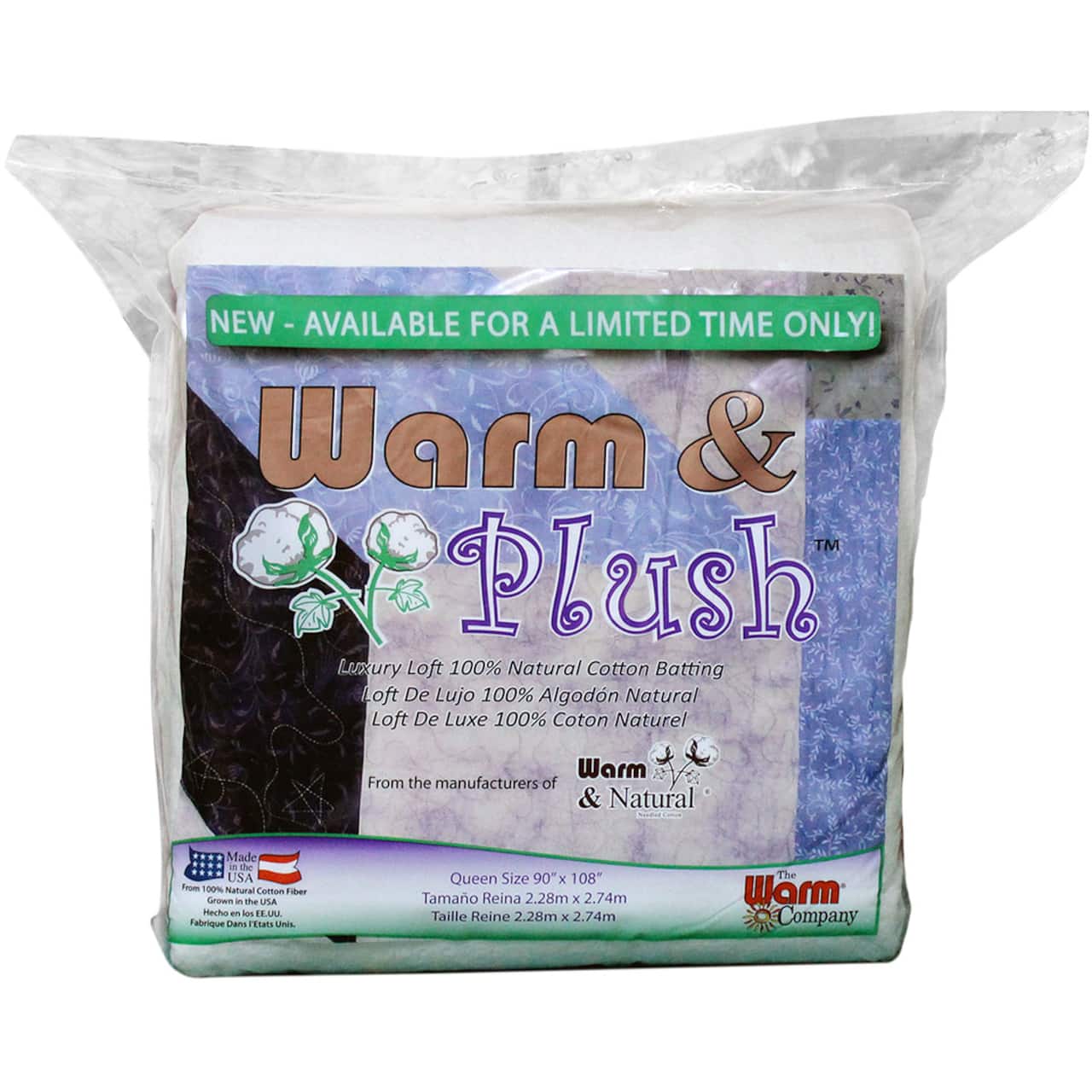 Warm Company Warm & Plush Cotton Batting